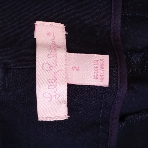 💙Lilly Pulitzer💙 - Midnight Navy Luxury Capri Pant - Picture 4 of 15